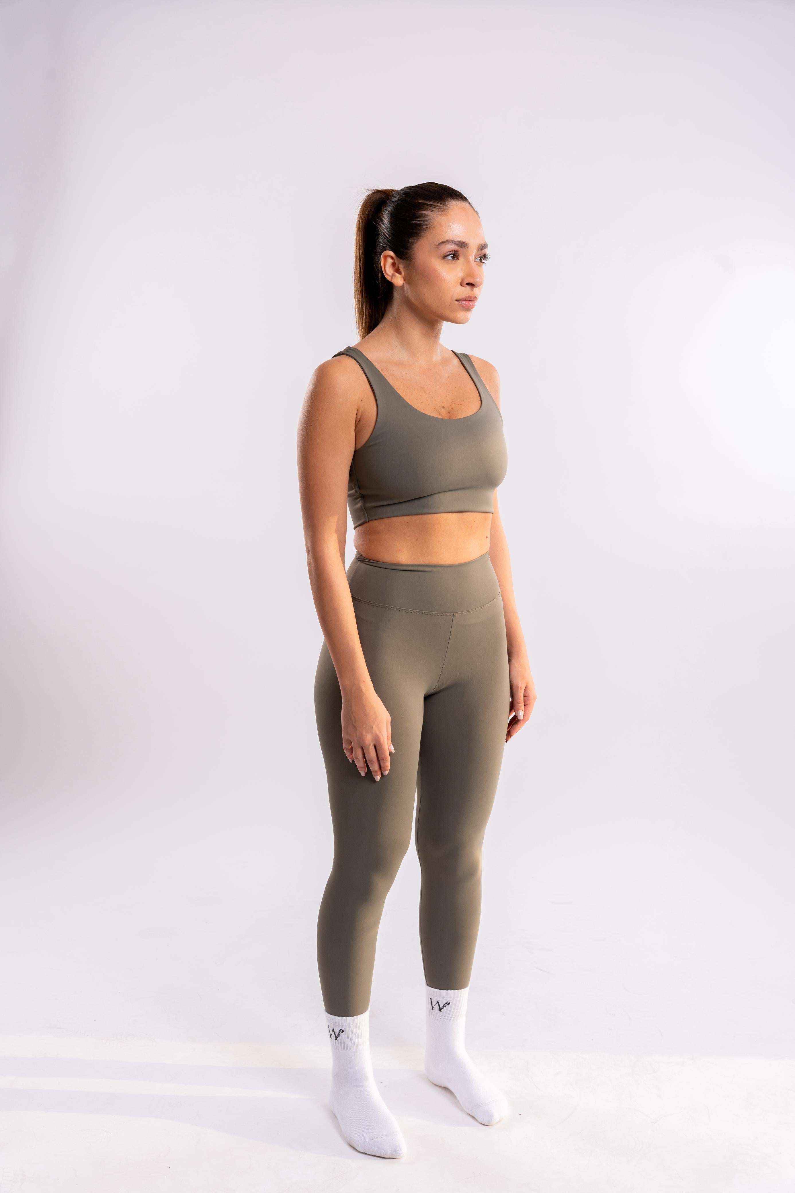 Basic Legging Olive Green